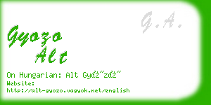 gyozo alt business card